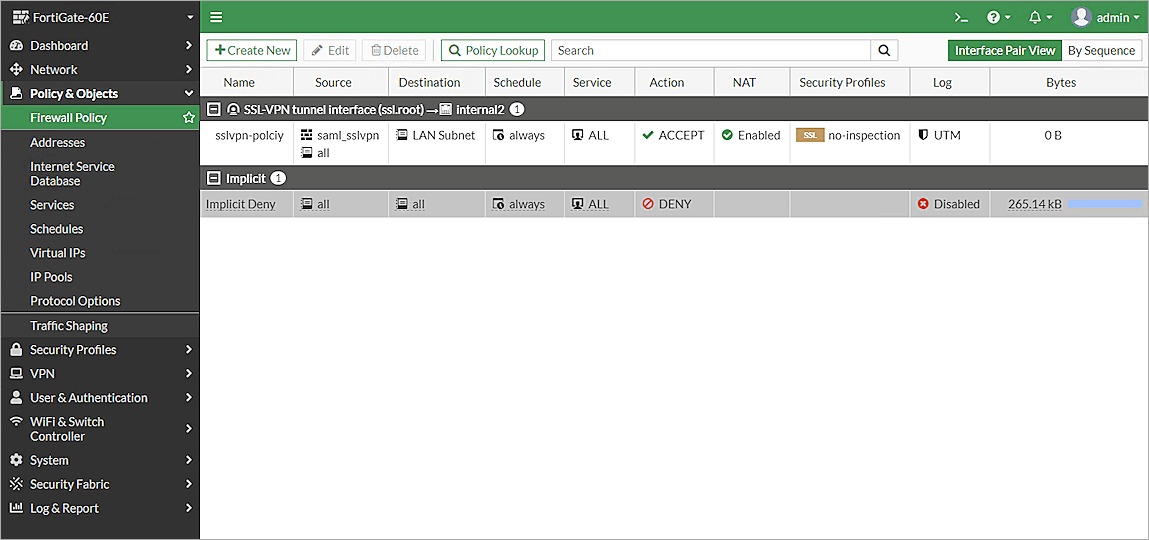 FortiGate SSL VPN Integration with AuthPoint